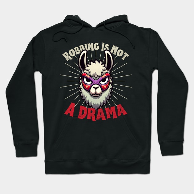 Llama thief Hoodie by Japanese Fever